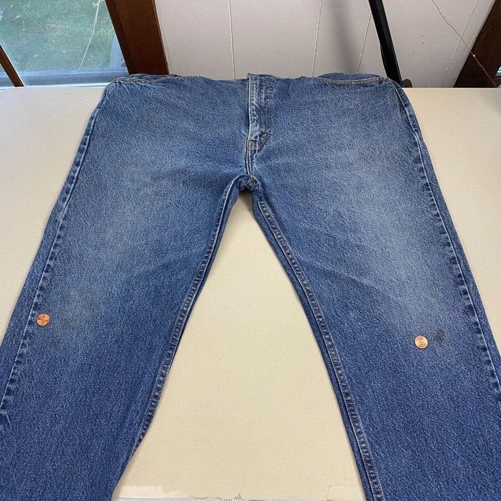 Levis 505 Regular Fit Mens‎ 40x30 Straight Leg Jeans Blue Medium Wash 505 0216